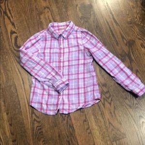 Pink purple and silver flannel for girls